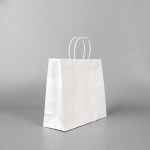 Eco caterwares Twisted Handle Paper Bag White 1